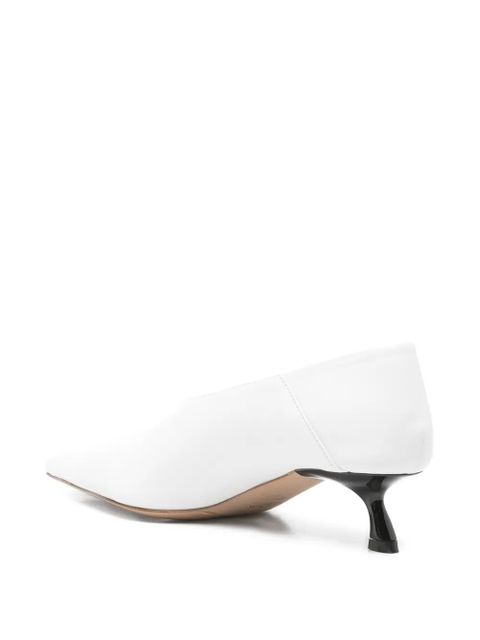 Sportmax square-toe pumps - White