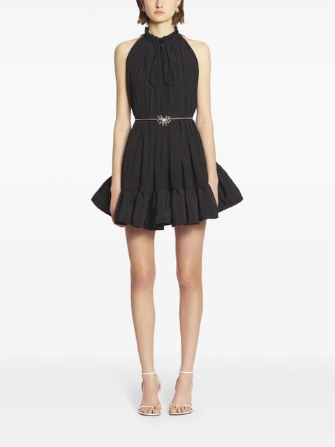 Lanvin ruffled mini dress - Black - zdjęcie produktu nr 2