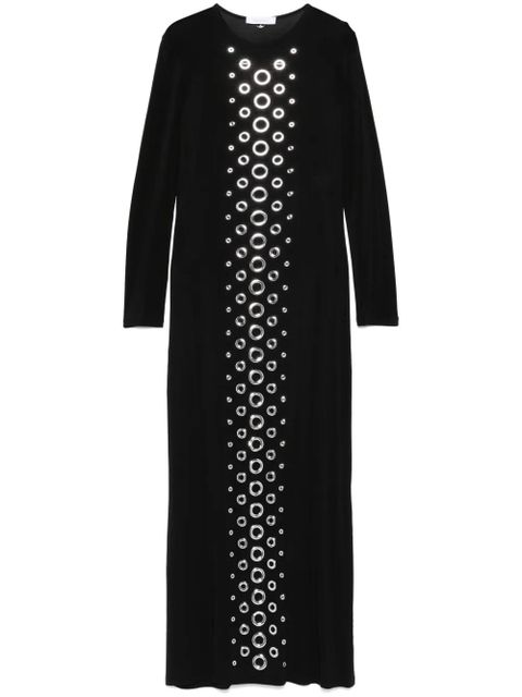 Rabanne semi-sheer maxi dress - Black - zdjęcie produktu nr 1