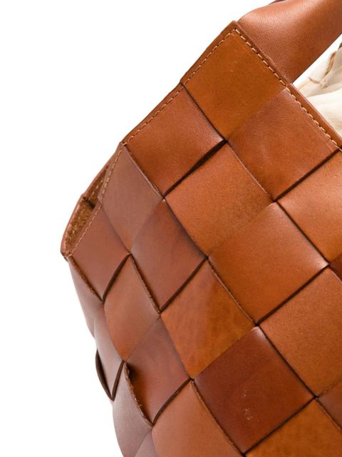 DRAGON DIFFUSION intreccio hobo backpack - Brown