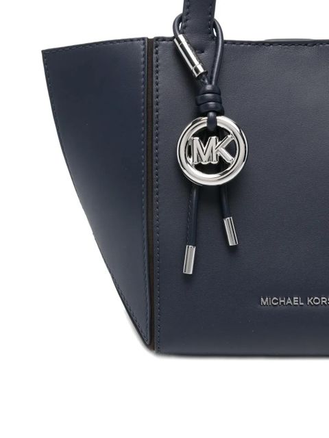Michael Kors logo-charm tote bag - Blue