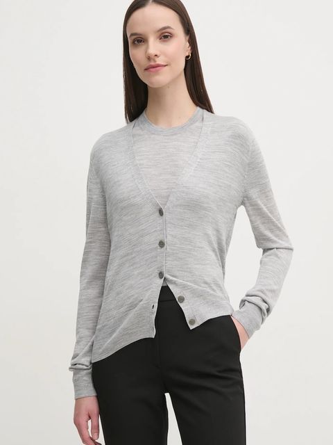 Calvin Klein kardigan z domieszką wełny - zdjęcie produktu nr 2