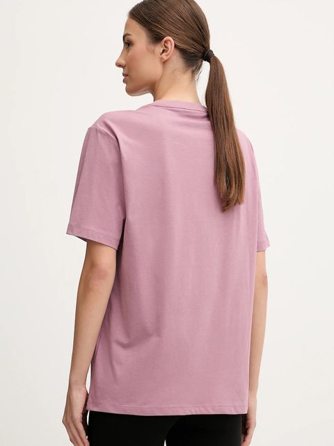 EA7 Emporio Armani t-shirt bawełniany damski kolor różowy AF12503.7W000414