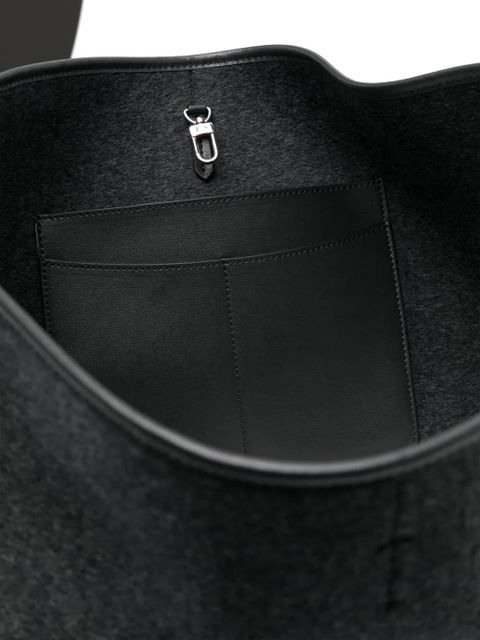 TOTEME belted doublé tote bag - Grey