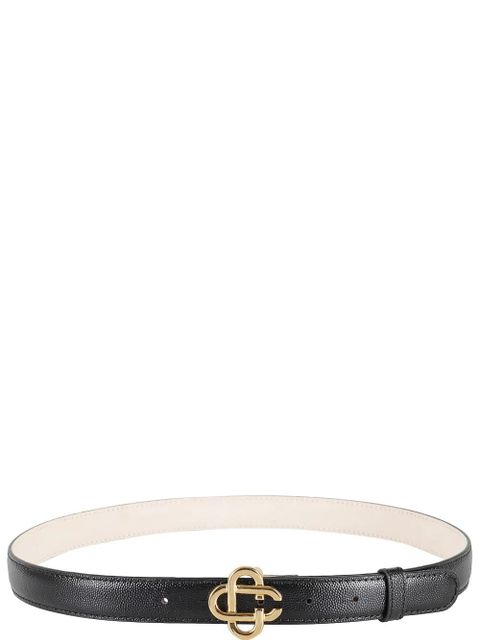 Casablanca interlocking-buckle leather belt - Black - zdjęcie produktu nr 2