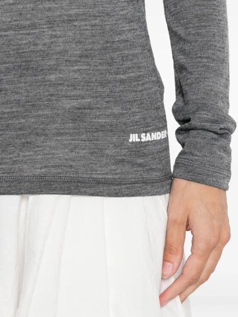 Jil Sander long-sleeve top - Grey - zdjęcie produktu nr 2