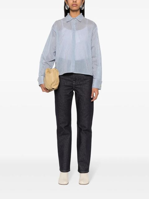 Max Mara high-rise straight-leg jeans - Blue - zdjęcie produktu nr 2