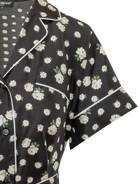 Dolce & Gabbana Vanity floral-print shirt - Black
