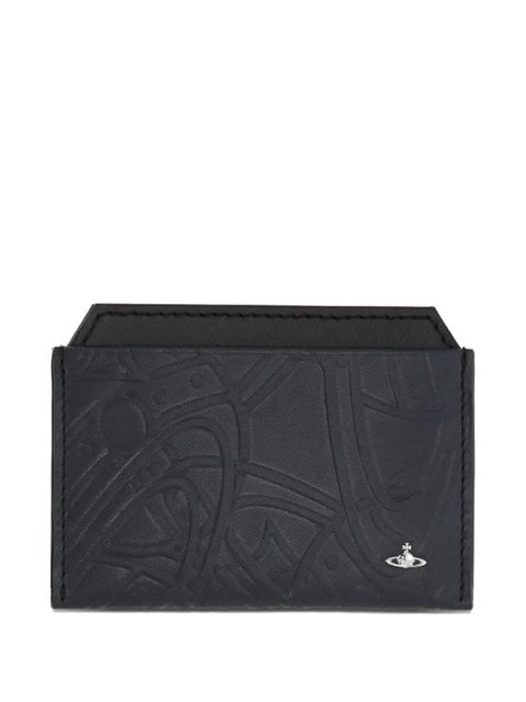 Vivienne Westwood embossed-design cardholder - Black