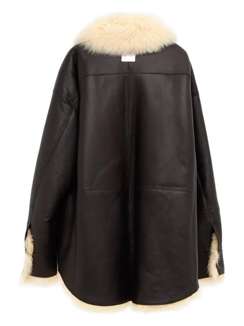 Acne Studios fur collar jacket - Brown - zdjęcie produktu nr 2