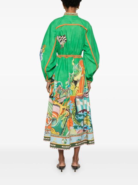 ALEMAIS Lucky Pace shirt dress - Green - zdjęcie produktu nr 2