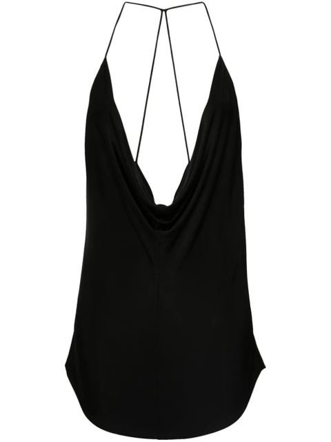 TOM FORD cowl-neck tank top - Black - zdjęcie produktu nr 1