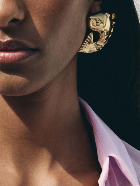 Jacquemus The Poisson earrings - Gold