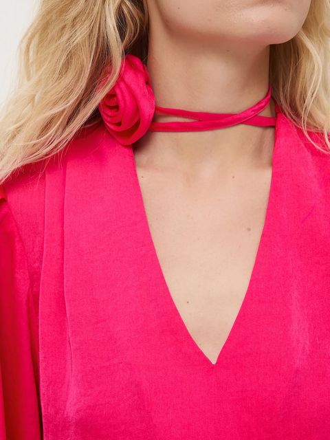 Medicine bluzka damska kolor różowy gładka