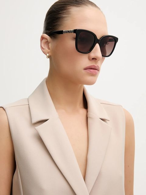 Moschino okulary przeciwsłoneczne damskie kolor czarny MOS178/S - zdjęcie produktu nr 1