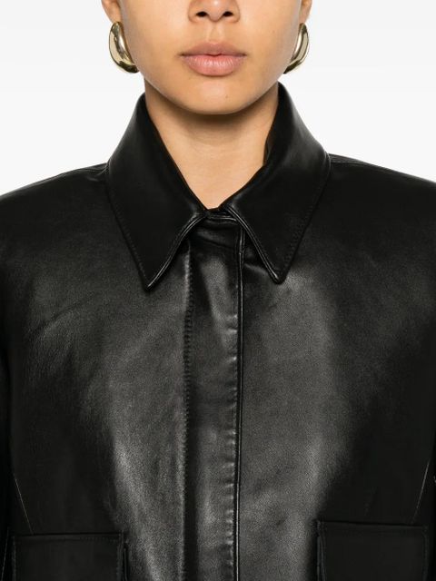 Nour Hammour Bleeker cropped jacket - Black