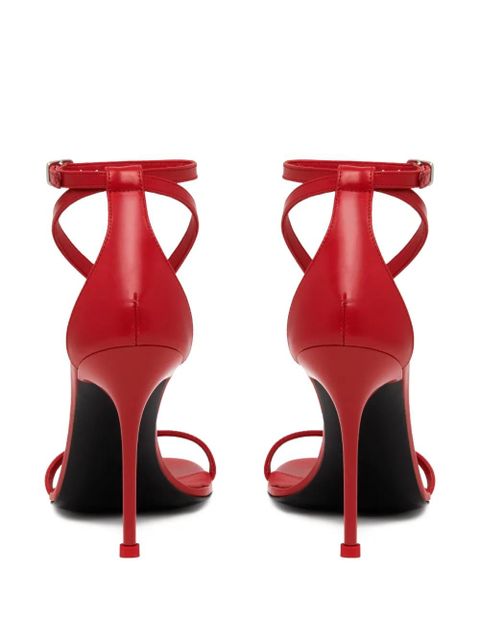 Alexander McQueen 90mm Harness sandals - Red