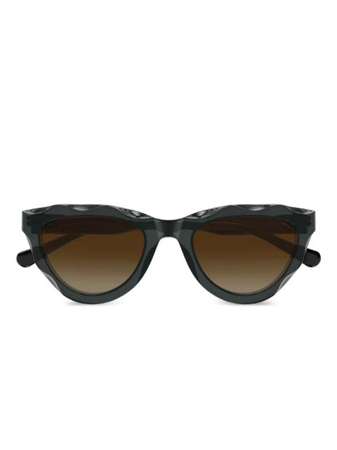 Chloé Eyewear sculpted cat-eye sunglasses - Grey - zdjęcie produktu nr 1