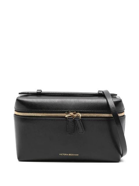 Victoria Beckham The Vanity leather mini clutch bag - Black - zdjęcie produktu nr 1