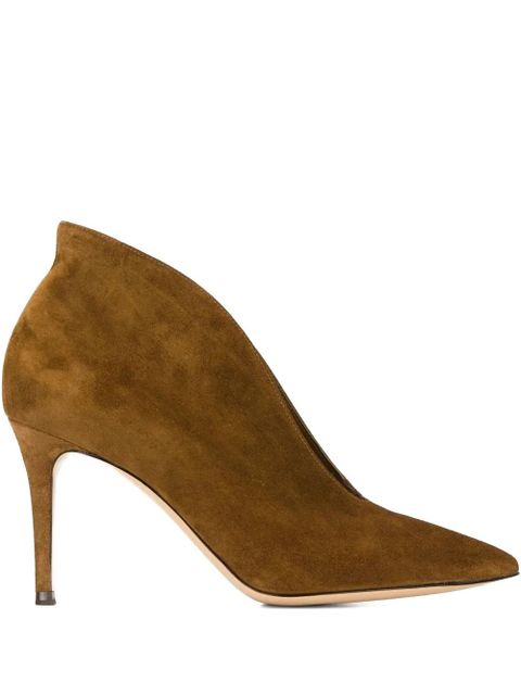 Gianvito Rossi 90mm Vania booties - Brown - zdjęcie produktu nr 1