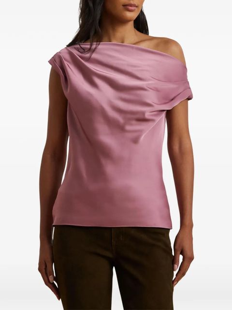 Lauren Ralph Lauren draped blouse - Pink