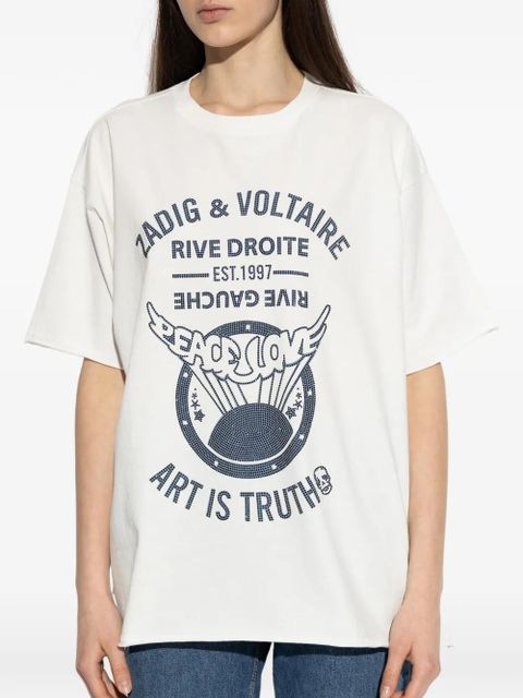 Zadig&Voltaire graphic T-shirt - White