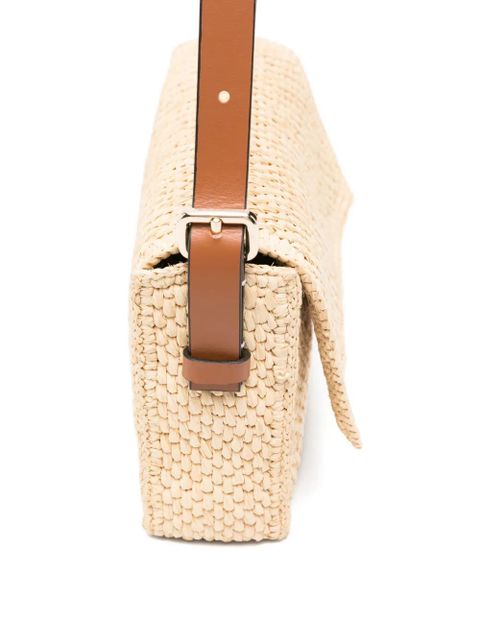Manebi natural leather shoulder bag - Neutrals