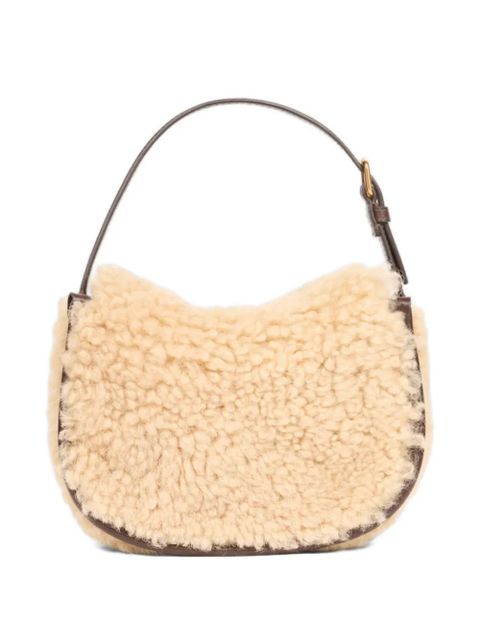ETRO shearling-embellished cross body bag - Neutrals - zdjęcie produktu nr 2