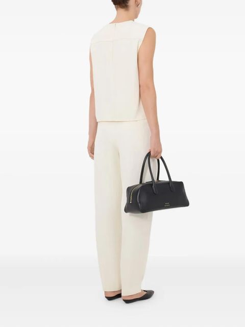 LouLou de Saison boxy v-neck top - Neutrals