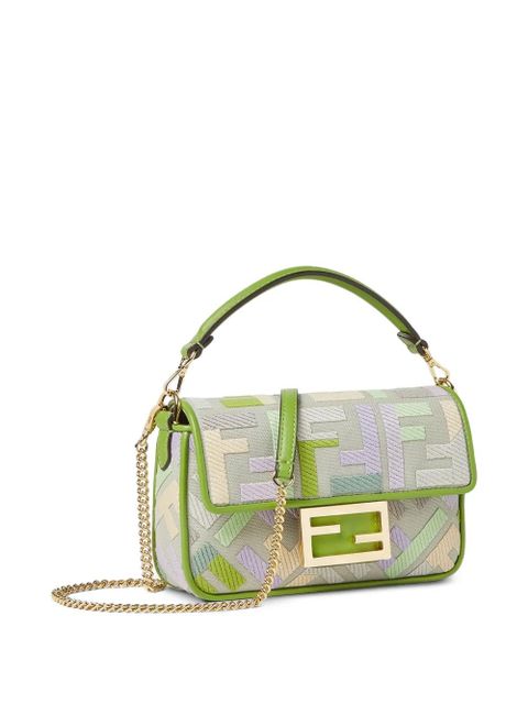 FENDI mini Baguette® tote bag - Green