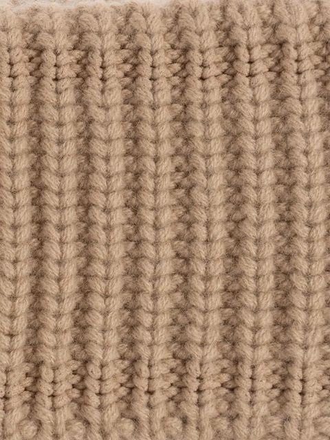 BOGNER Rory ribbed logo headband - Neutrals