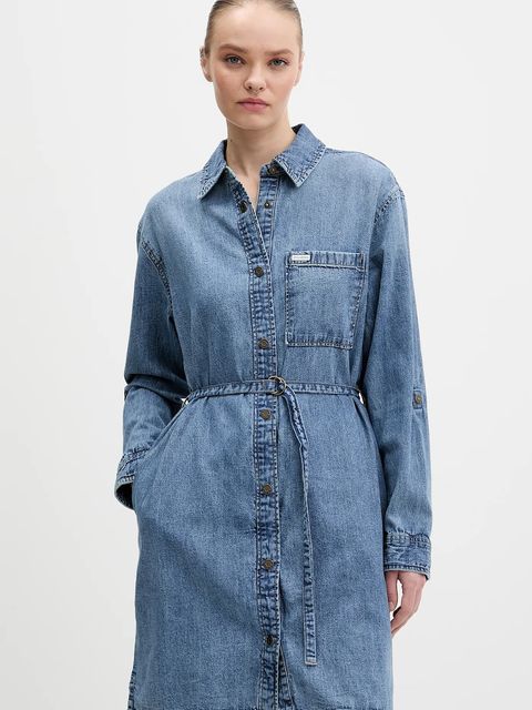 Guess Jeans sukienka bawełniana - zdjęcie produktu nr 1