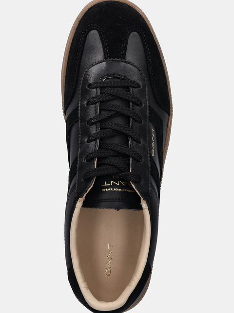 Gant sneakersy skórzane Cuzima damskie kolor czarny 31531039