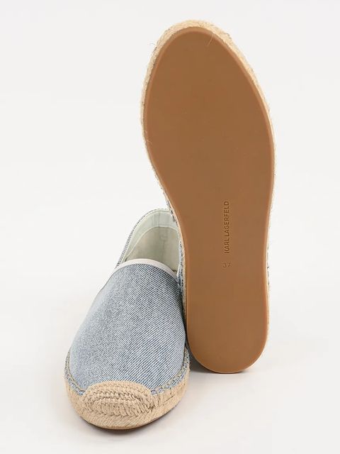Karl Lagerfeld espadryle KAMINI kolor niebieski KL80111D
