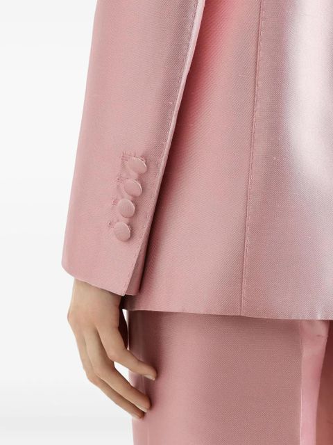Dolce & Gabbana satin tailored blazer - Pink