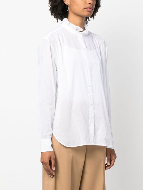 MARANT ÉTOILE Gamble frilled shirt - White