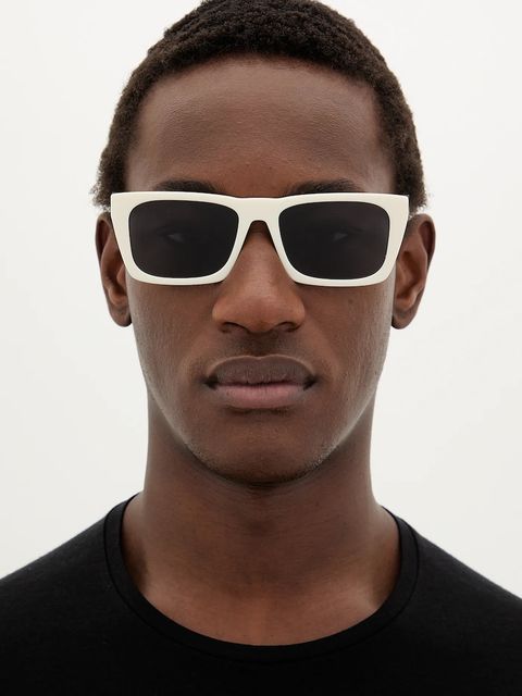 Off-White okulary kolor biały OERI13E_560107