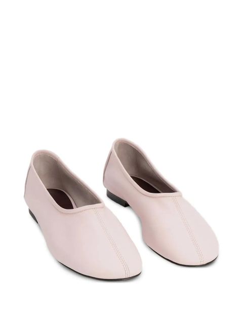 BY FAR Prudence leather ballet flats - Pink - zdjęcie produktu nr 1