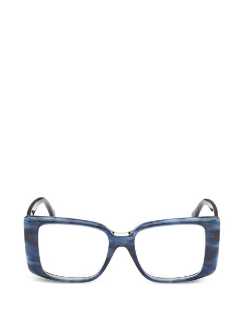 Max Mara Eyewear square-frame glasses - Blue - zdjęcie produktu nr 1