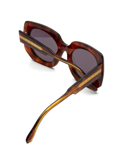 Marni Eyewear havana geometric sunglasses - Brown