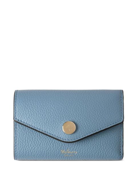 Mulberry folded leather wallet - Blue - zdjęcie produktu nr 1