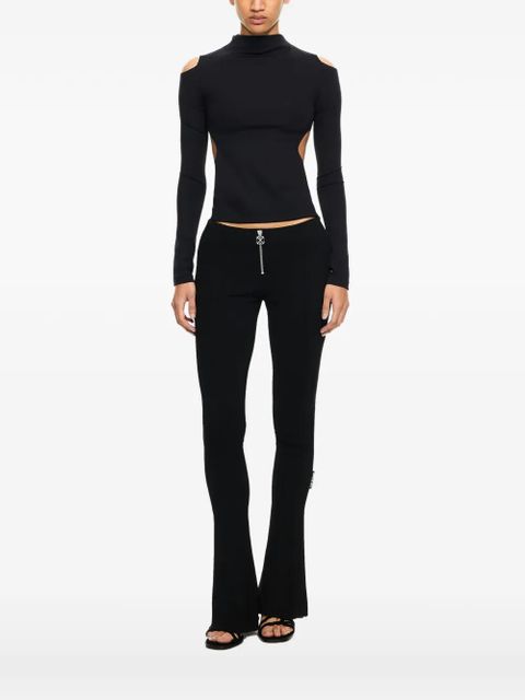 Off-White sleek meteor cut-out long-sleeved sweater - Black - zdjęcie produktu nr 2