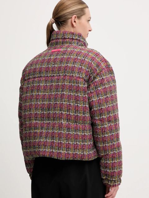 EA7 Emporio Armani kurtka kolor różowy zimowa AF16079.7W000682