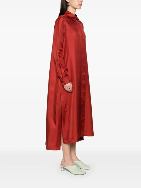 Max Mara Crusca midi dress - Red