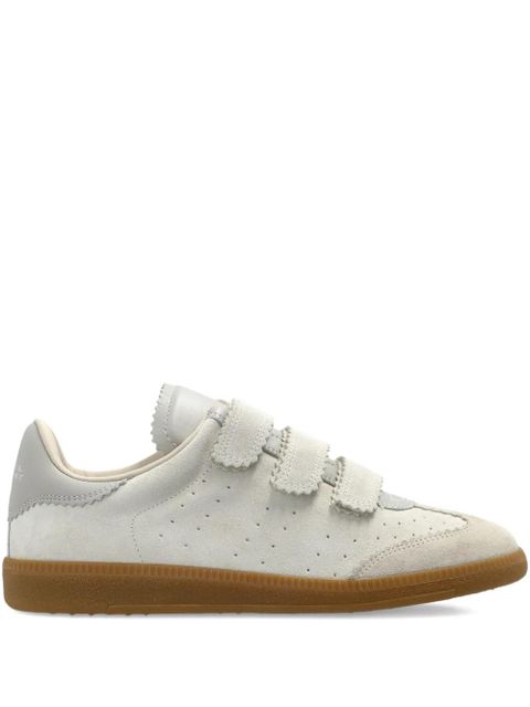 ISABEL MARANT scallop-trim strap sneakers - Neutrals - zdjęcie produktu nr 1