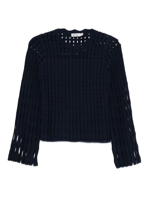 Simkhai cut-out ribbed sweater - Blue - zdjęcie produktu nr 1