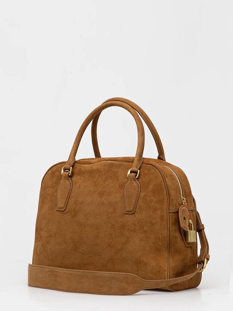 ERMANNO Firenze torebka skórzana kolor brązowy 12402062