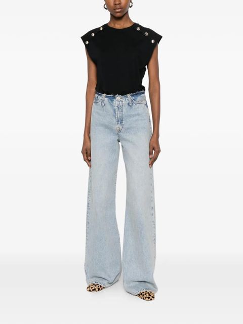 TWINSET button-embellishment top - Black - zdjęcie produktu nr 2