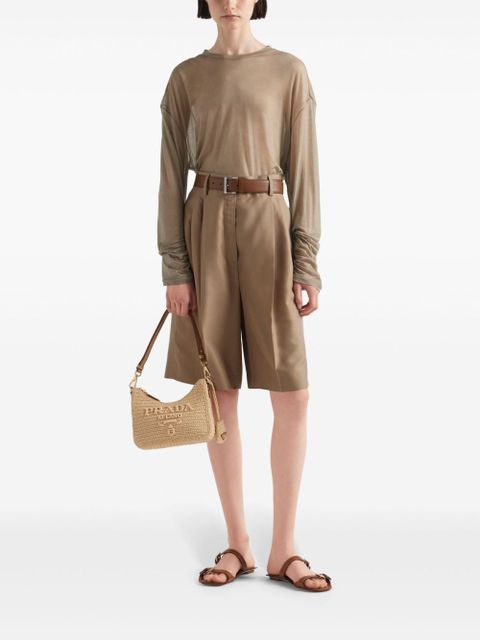 Prada semi-sheer T-shirt - Green - zdjęcie produktu nr 2