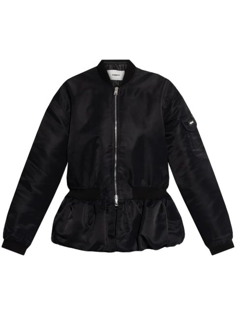 Coperni gathered-hem bomber jacket - Black - zdjęcie produktu nr 1